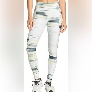 NWT DSG Women's Cold Weather Compression High-Rise Leggings Abstract Print Sz L